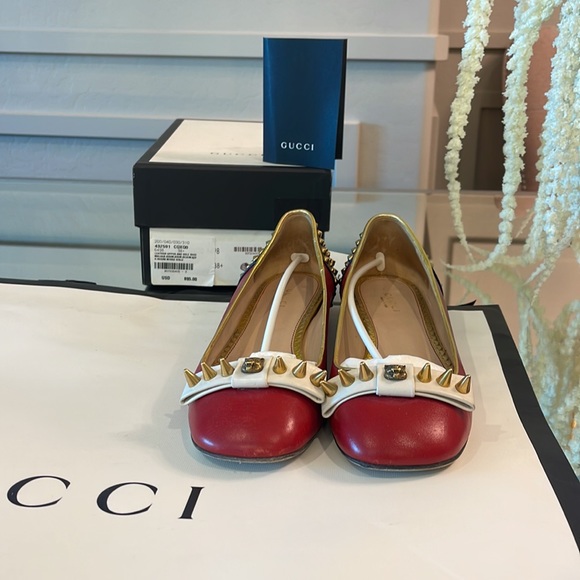 Gucci ballet flat studded AMAZING - Picture 3 of 8
